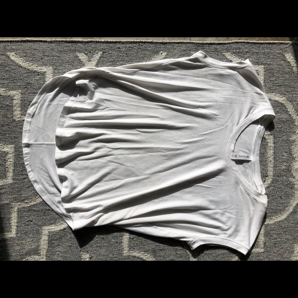 Athleta Cloud Light Stratus Tee Bright White - image 1